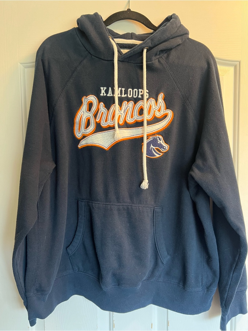 Kamloops Broncos Navy Pullover Hoodie